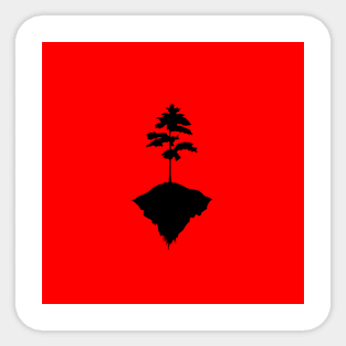 Hustle Study Forest Sticker